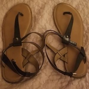Black Sandals sz 13